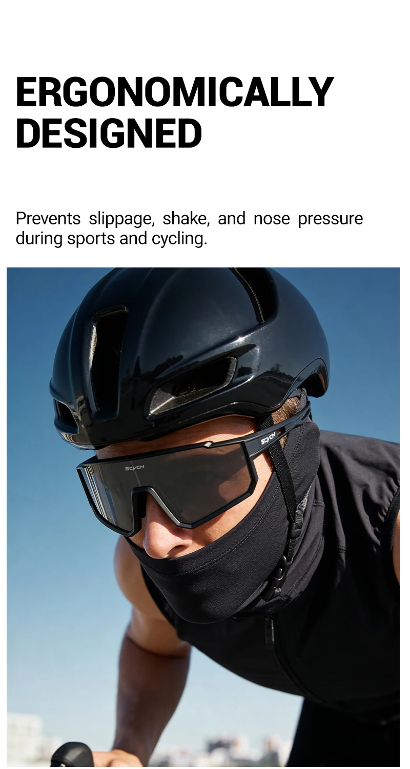 SCVCN New Photochromic Sports Cycling Glasses Men Women Running Sunglasses UV400 Mountain Camping Fishing Eyewear MTB Goggles