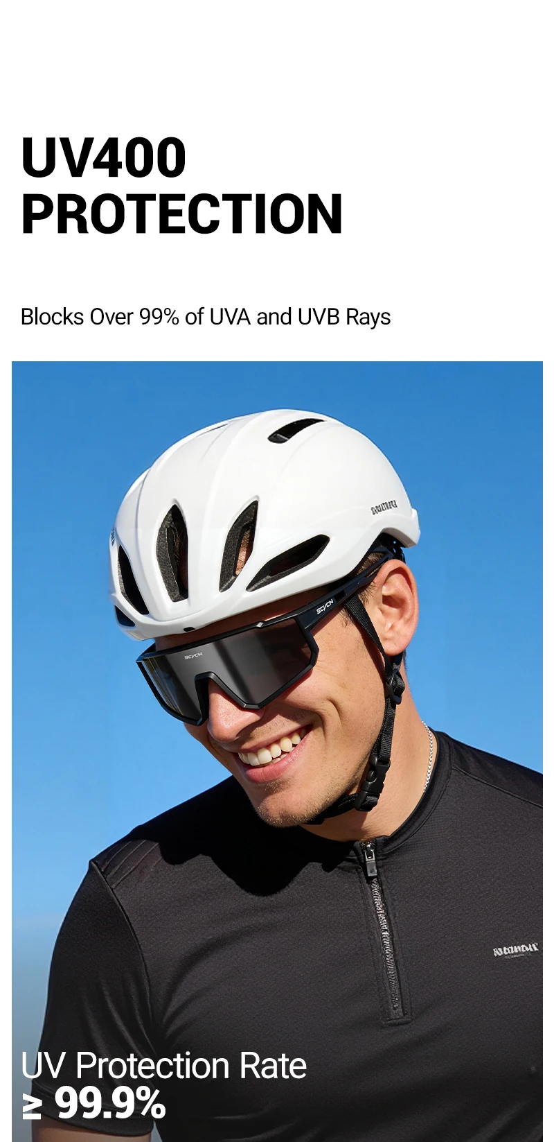SCVCN New Photochromic Sports Cycling Glasses Men Women Running Sunglasses UV400 Mountain Camping Fishing Eyewear MTB Goggles