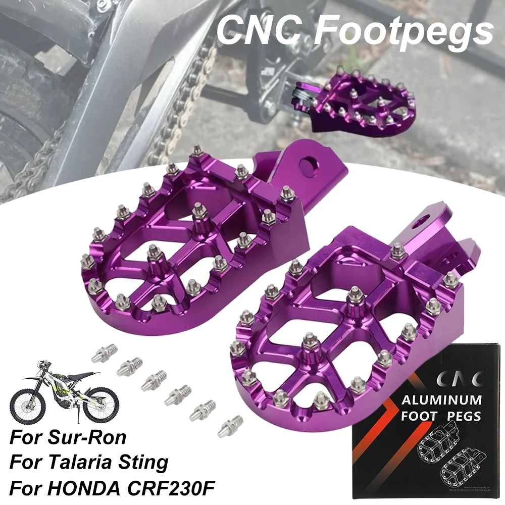 CNC Footpegs Motorcycle Accessories Seat Cover Grips Suspension Linkage Peg For Surron Sur Ron Light bee S X E-Bike JFG