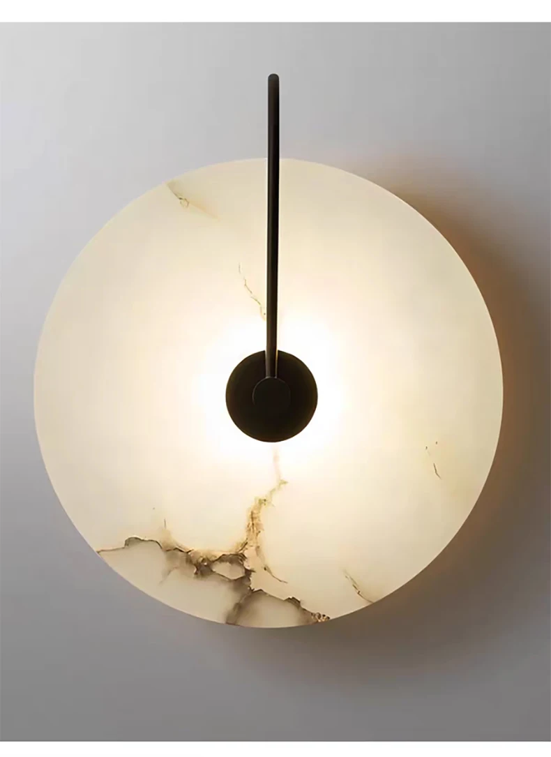 Natural Marble and Travertine Bedroom Living Room Dining Room Staircase Walls Lamps Background Wall Sstore Decoration Wall Lamps
