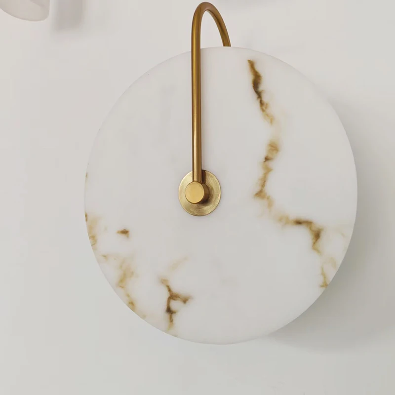 Natural Marble and Travertine Bedroom Living Room Dining Room Staircase Walls Lamps Background Wall Sstore Decoration Wall Lamps