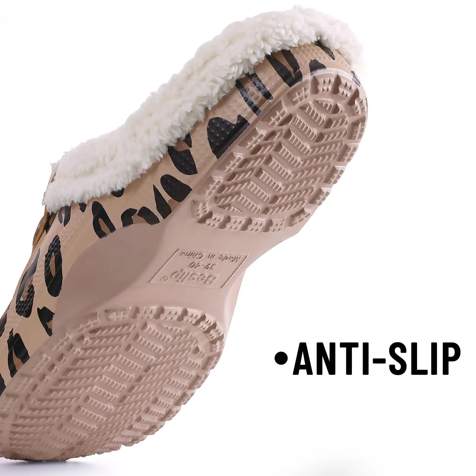 Asgard Winter Fur Furry Slippers For Men Outdoor Fashion Waterproof Plush Cotton Slippers Indoor Warm Cozy Non-slip Home Shoes