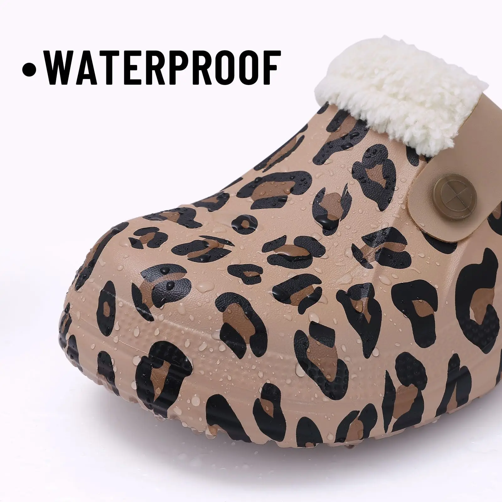 Asgard Winter Fur Furry Slippers For Men Outdoor Fashion Waterproof Plush Cotton Slippers Indoor Warm Cozy Non-slip Home Shoes