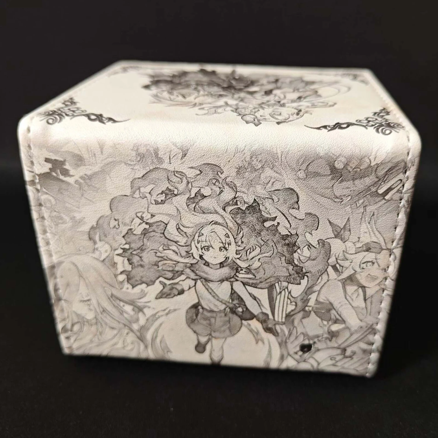 Diy Self Made Yu-Gi-Oh! Dogmatika Ecclesia The Virtuous Card Storage Box Ygo High-End Leather Card Storage Box Gift Toys