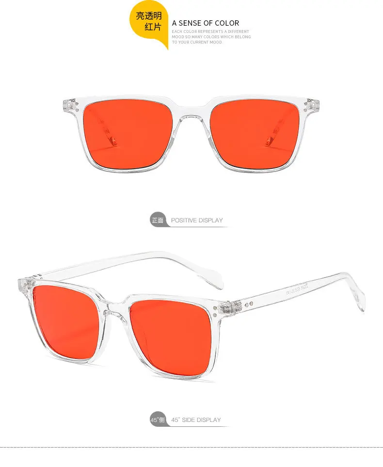 Retro Ultra light Rivets Square Sunglasses Women Fashion Brand Designer Rectangle Eyewear UV400 Men Sun Glasses