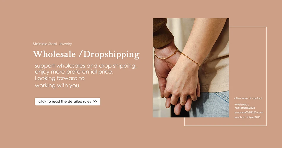 ELANDIS Wide 5MM Stainless Steel Bracelet Gold Plated Men's Minimalist Accessories Wholesale