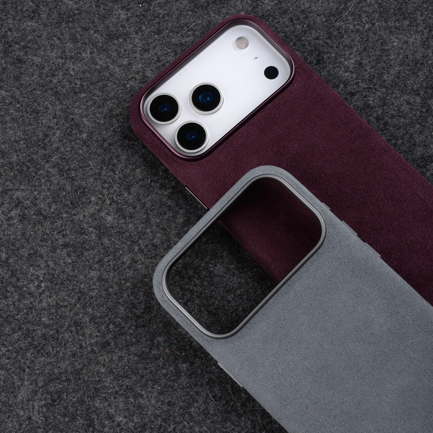 Real Italian Imported for Alcantara Magnetic Case for iPhone 18 17 Pro Max 18Pro With MagSafe Case Smart Button Protective Cover