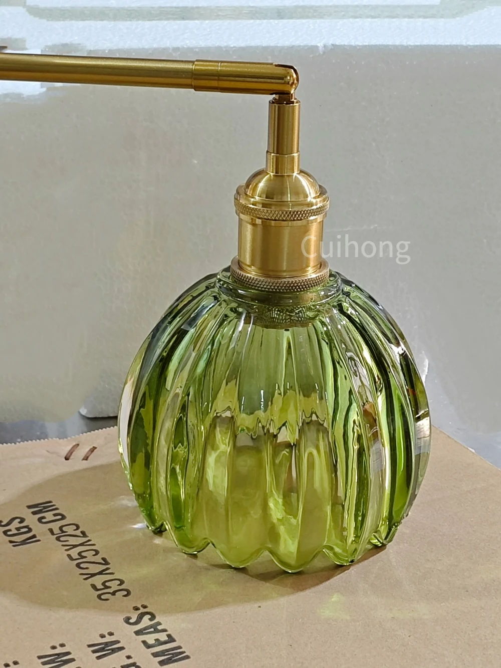 Vintage Green Tulip Glass Wall Lamp Shade Living Room Bedroom Door Lamp Bedside Lights