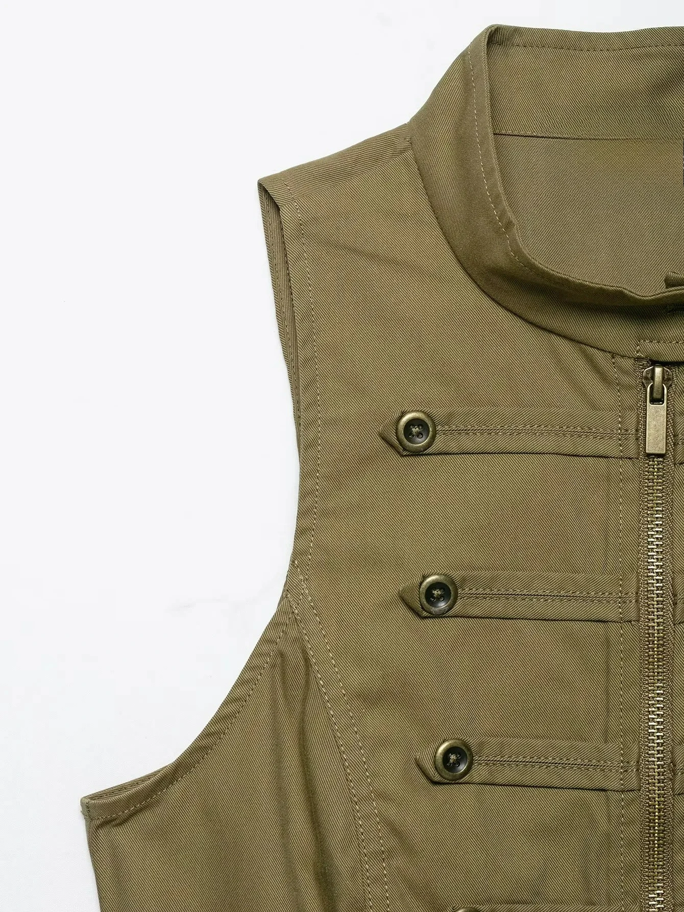 KONDALA Women Vintage Trendy Shorts Set Button O-Neck Sleeveless Zipper Vest Mini Shorts New Fashion 2026 Summer Casual Lady Set