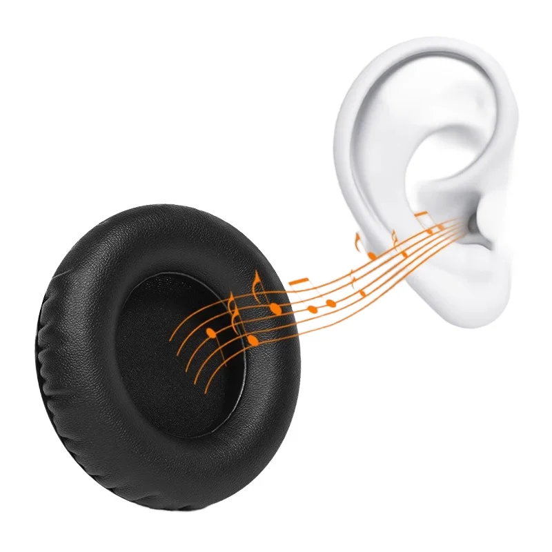 2pcs 45/50/55/60/65/70/75/80/85/90/95/100/105/110MM Headphone Pad Ear Pad Sponge In-ear Earphone Cover Earphone Accessories