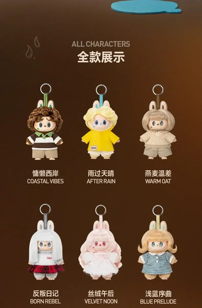 POP MART LABUBU THE MONSTERS HAIR SALON SERIES VINYL PLUSH PENDANT Genuine Blind Box Mystery Box Guess Bag Toys Anime Figure