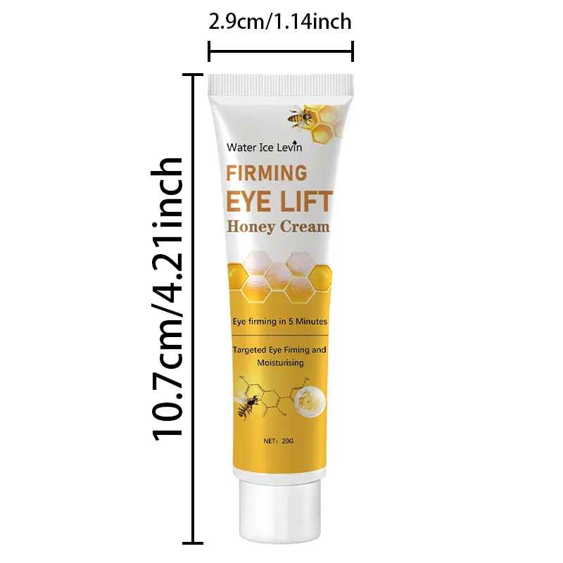 Honey Eye Cream Lightens Dark Circles, Firming Skin Instant Eye Repair Essence Eye Beauty Treatment