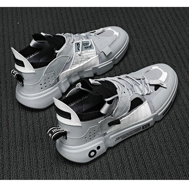 QZHSMY Summer 2022 Mixed Colors Sneakers Men Breathable Trendy Male Couple Shoes Big Size 46 Light Casual Shoe Zapatillas Hombre
