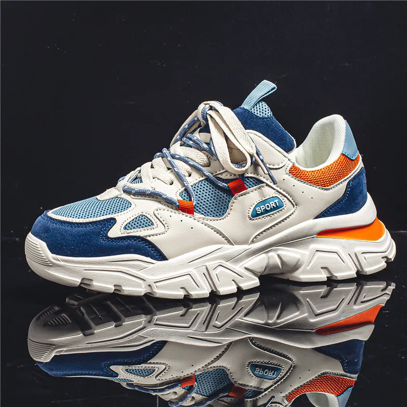 New Casual Sneakers Men Fashion Running Shoes Outdoor Walking Footwear Breathable Gym Training Sneakers Size 39-46