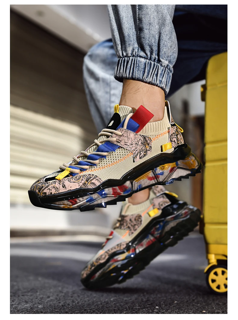 New Casual Sneakers Men Fashion Running Shoes Outdoor Walking Footwear Breathable Gym Training Sneakers Size 39-46