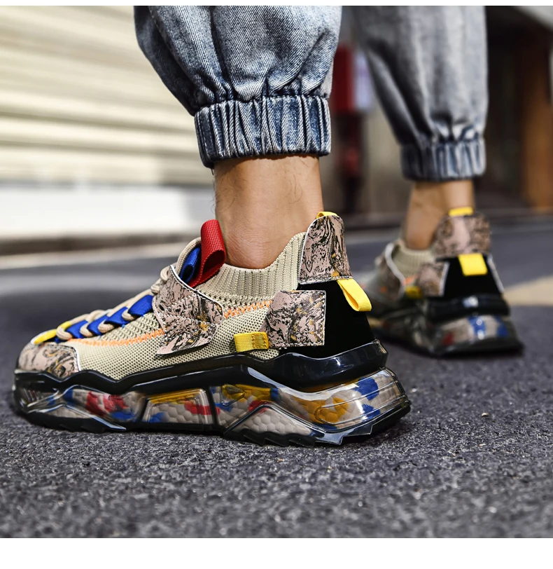 New Casual Sneakers Men Fashion Running Shoes Outdoor Walking Footwear Breathable Gym Training Sneakers Size 39-46