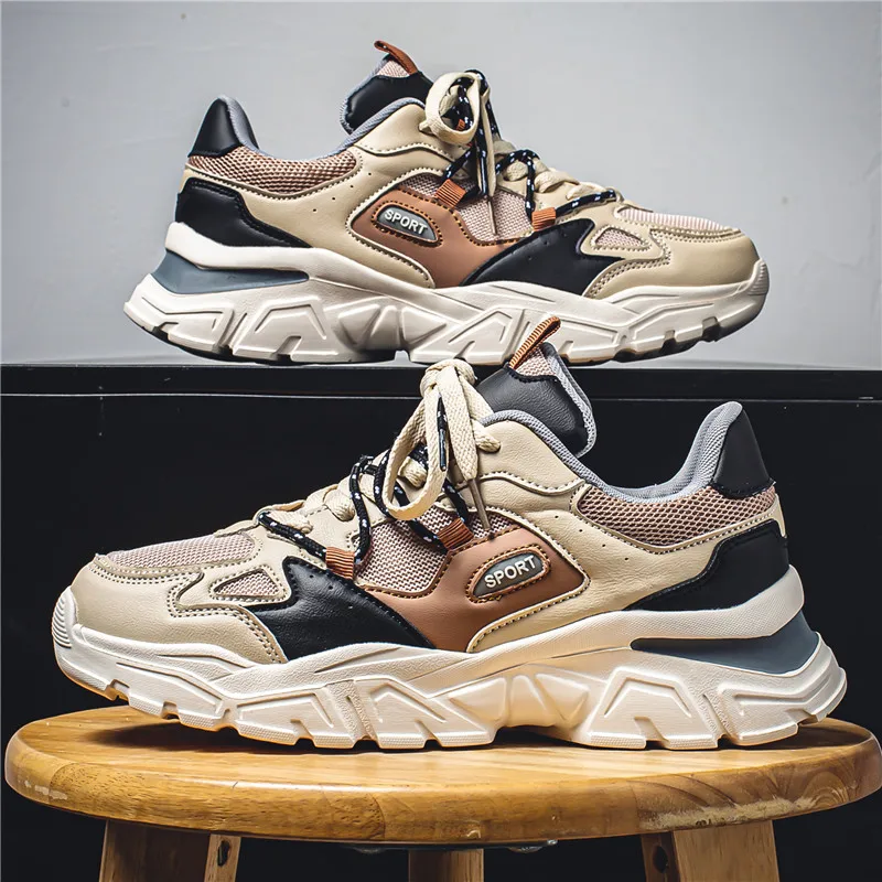 New Casual Sneakers Men Fashion Running Shoes Outdoor Walking Footwear Breathable Gym Training Sneakers Size 39-46
