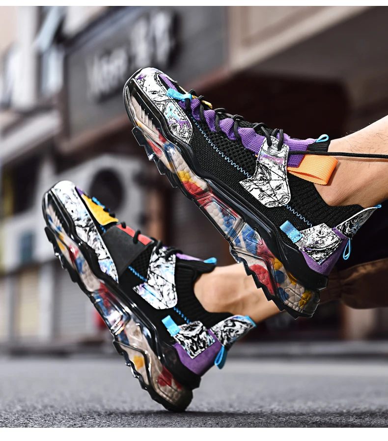 New Casual Sneakers Men Fashion Running Shoes Outdoor Walking Footwear Breathable Gym Training Sneakers Size 39-46