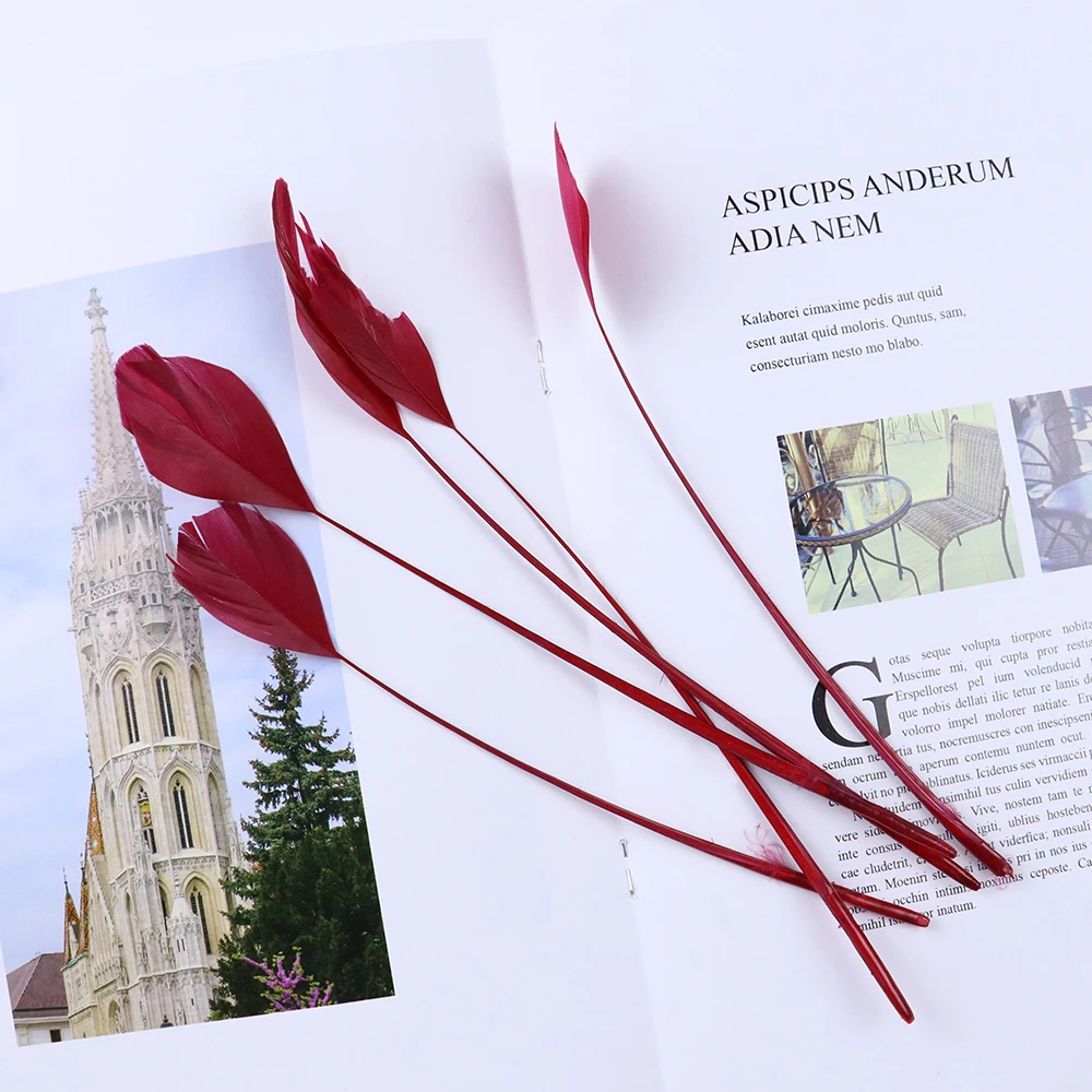 10/20/50/100PCS Colorful Goose Feathers 15-20CM Dyed Goose Plumes for DIY Crafts Wedding Carnival Party Home Vase Decor Plumage