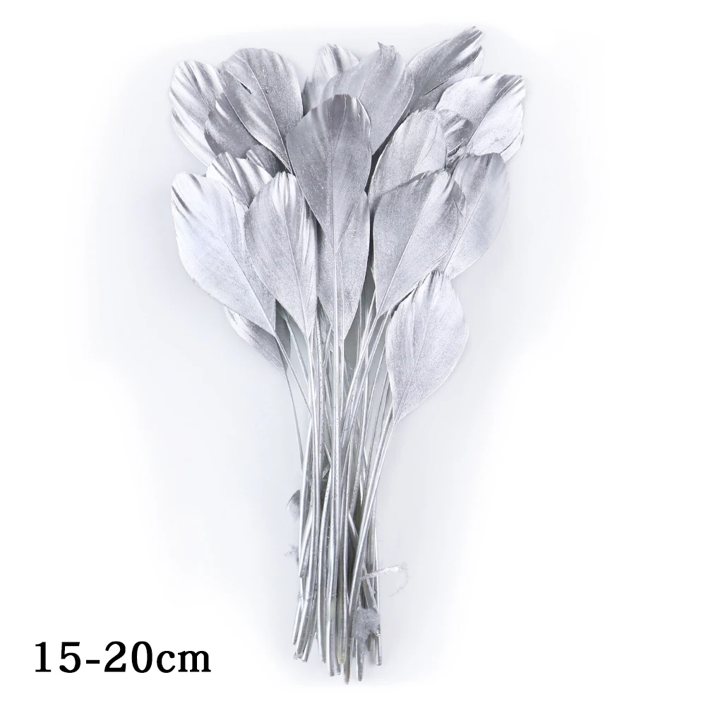10/20/50/100PCS Colorful Goose Feathers 15-20CM Dyed Goose Plumes for DIY Crafts Wedding Carnival Party Home Vase Decor Plumage
