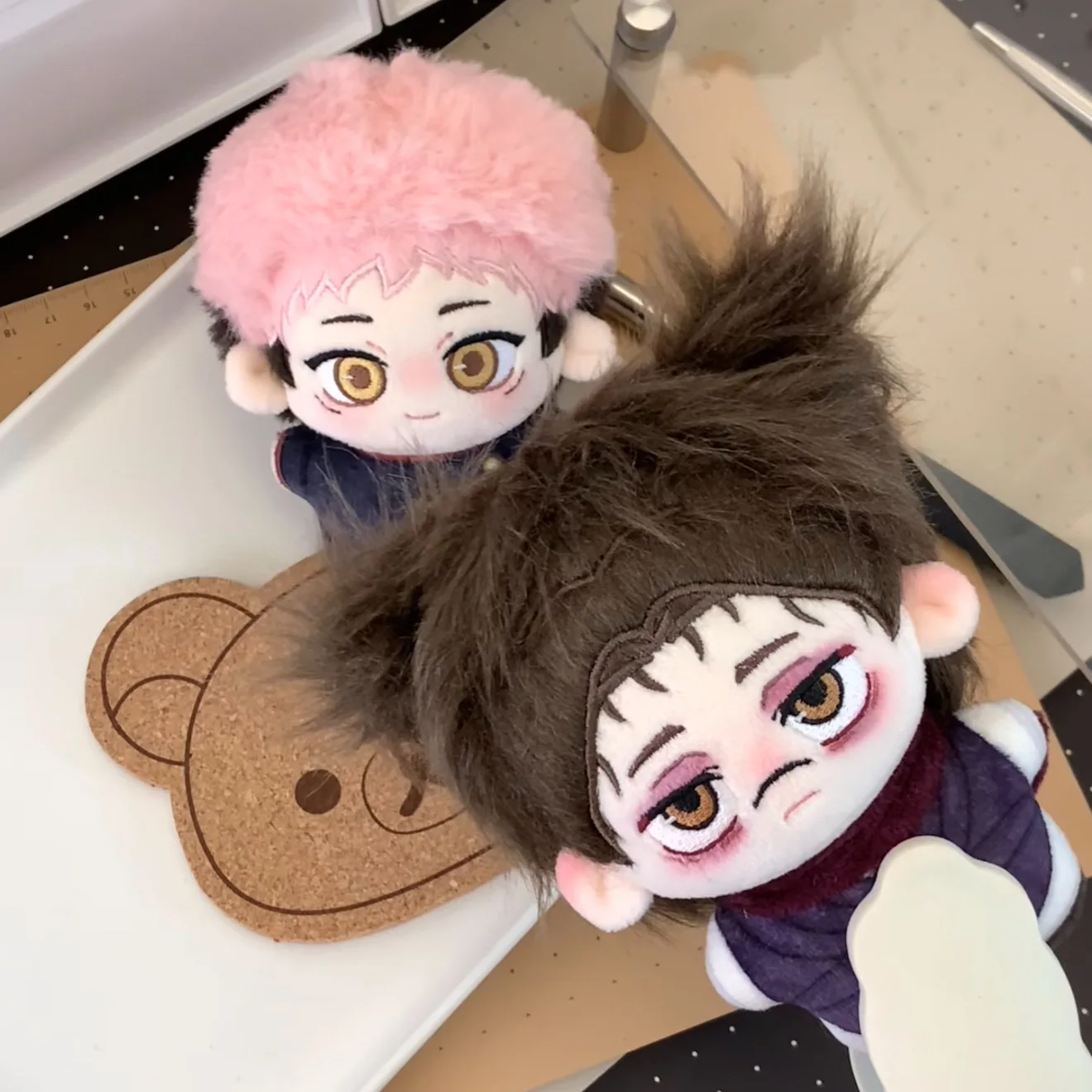 2026 New Kawaii JujutsuK Doll Anime Gojo Satoru Plush Keychain Cute JJK Figure Cotton Plush Doll Yuji Choso 10cm Toy Fans Gifts