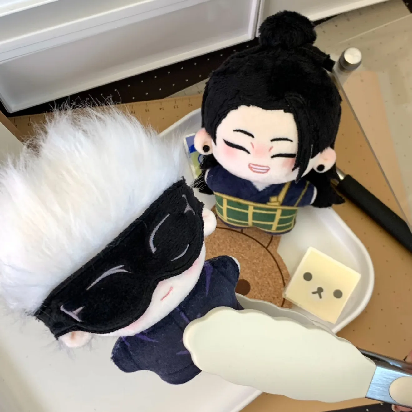 2026 New Kawaii JujutsuK Doll Anime Gojo Satoru Plush Keychain Cute JJK Figure Cotton Plush Doll Yuji Choso 10cm Toy Fans Gifts