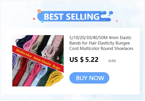 10/20Yards 3/10/20/30/40/50mm Bungee Cord Black/White Rubber Bands Mask Strap Sewing Elastic Band HairBand Elasticity Tape