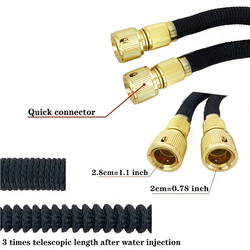 Best Selling Garden Hose Flexible Hose Garden Watering Pipe Double Latex High Pressure Car Wash Hose Gardens Supplies Irrigation