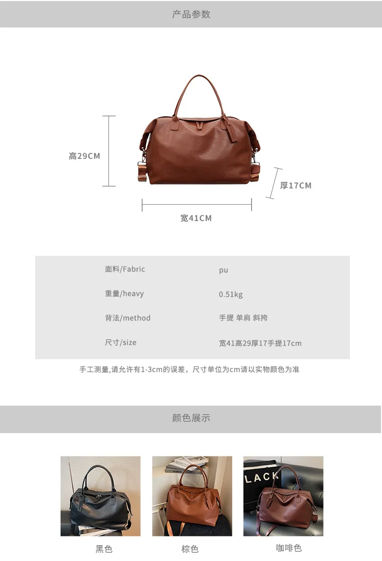 New Oxford Travel Duffel Bag for Men Women Waterproof Sports Tote Gym Shoulder Weekender Overnight Bags Large Capacity Tote Bags
