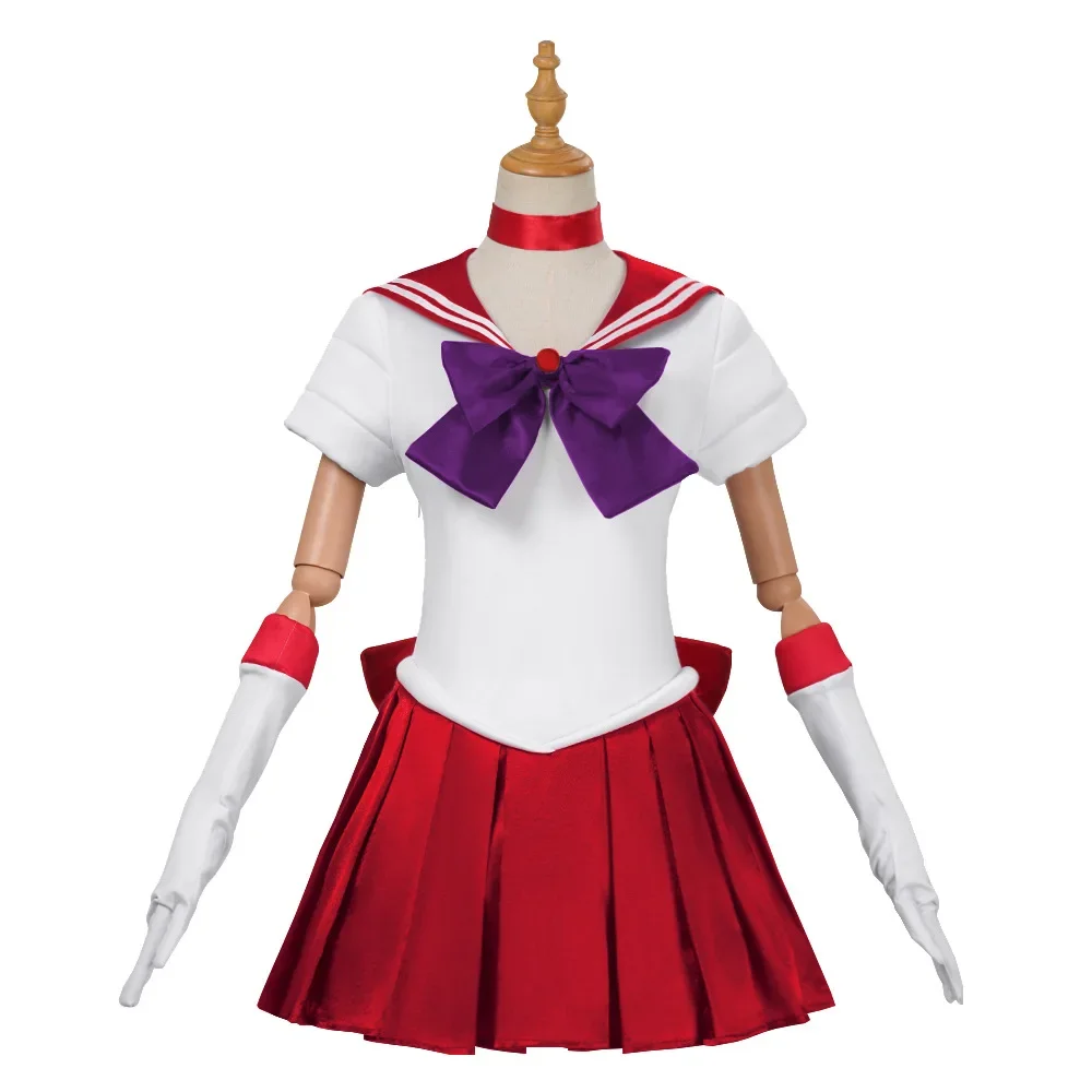 Anime Sailor Moon Cosplay Costume Tsukino Usagi Uniform Dress Outfits Cosplay Yellow Wig Halloween Carnivl Party Women