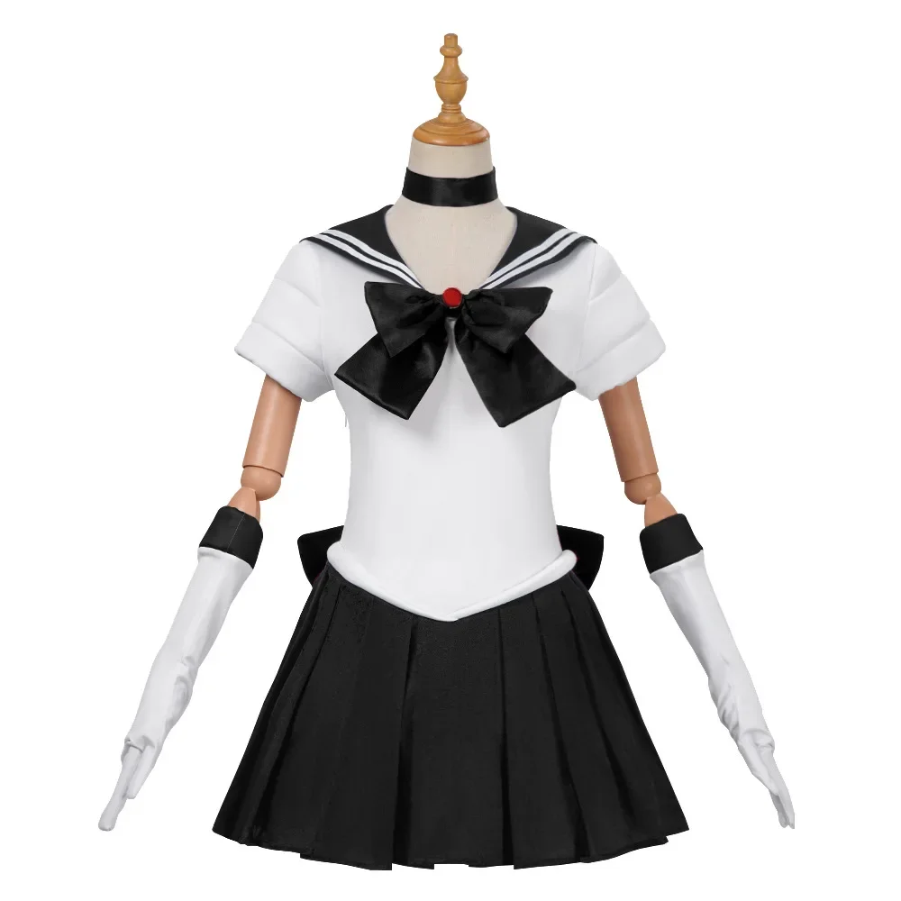 Anime Sailor Moon Cosplay Costume Tsukino Usagi Uniform Dress Outfits Cosplay Yellow Wig Halloween Carnivl Party Women