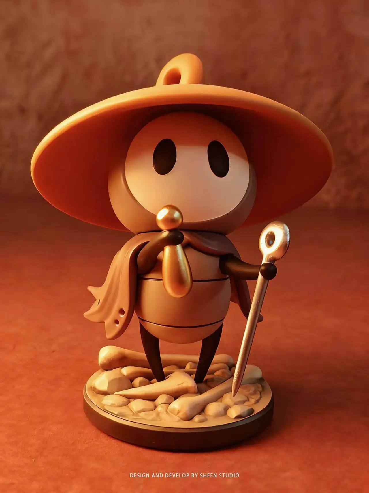 12cm The Hollow Knight Series Game Character Silksong Sherma Desktop Ornament Model Toy Pvc Material Periphery Collectible Gifts
