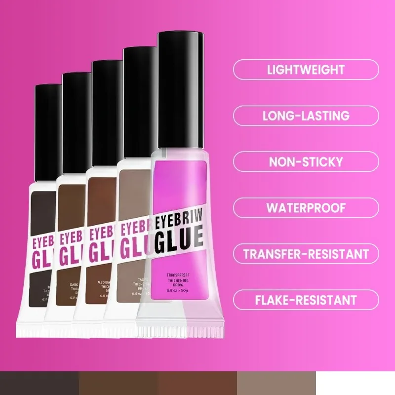 Eyebrow Gel Long-lasting Waterproof Shaping Eyebrow Enhancers Natural Long-lasting 3D Eyebrow Tint