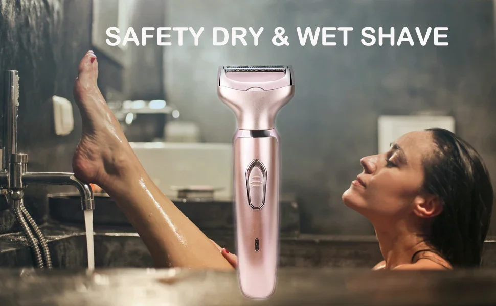 2 in 1 Intimate HairTrimmer Female Groin Depilation Clipper Women Epilator Secret Razor Sex Areas Place Bikini Zone Pubic Rosor