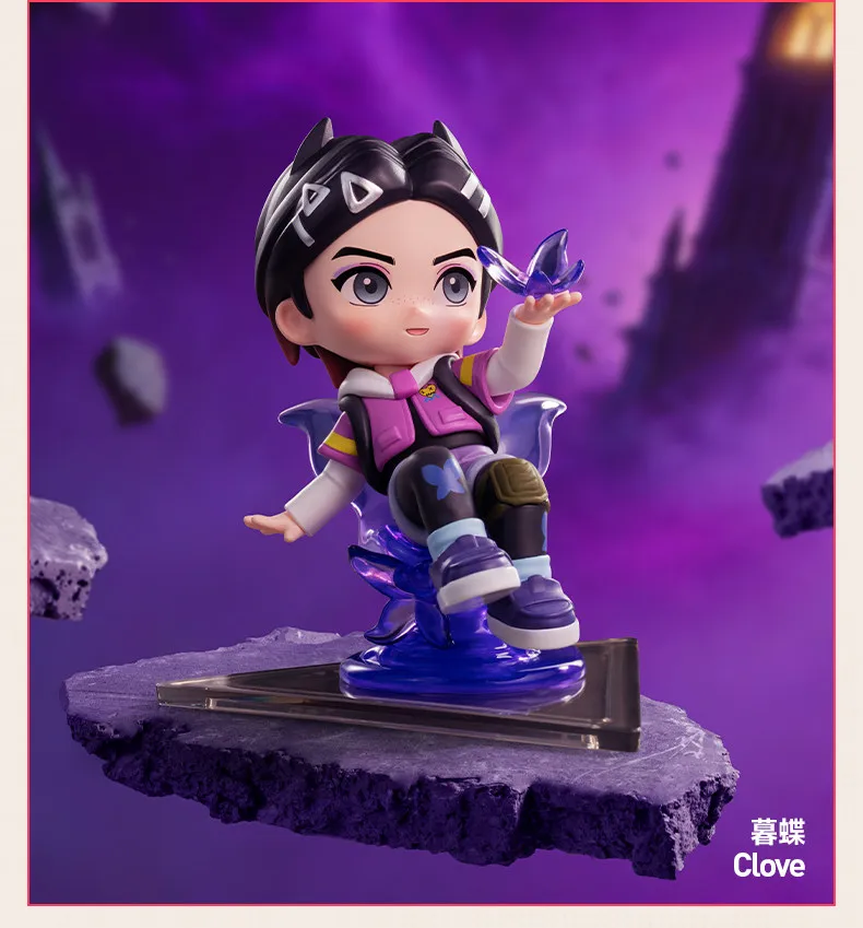POPMART VALORANT AGENTS Series Plush Doll Genuine Blind Box Toys Mystery Box Doll Guess Bag Anime Figure Gifts