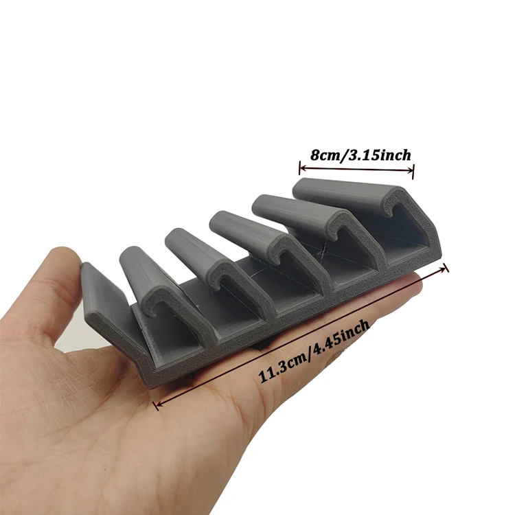 Kitchen Food Container Lid Holder Cabinet Space Saving Organizer Rack Plastic Shelf Hanger Bracket Wall Multi-Slot Sturdy Hook