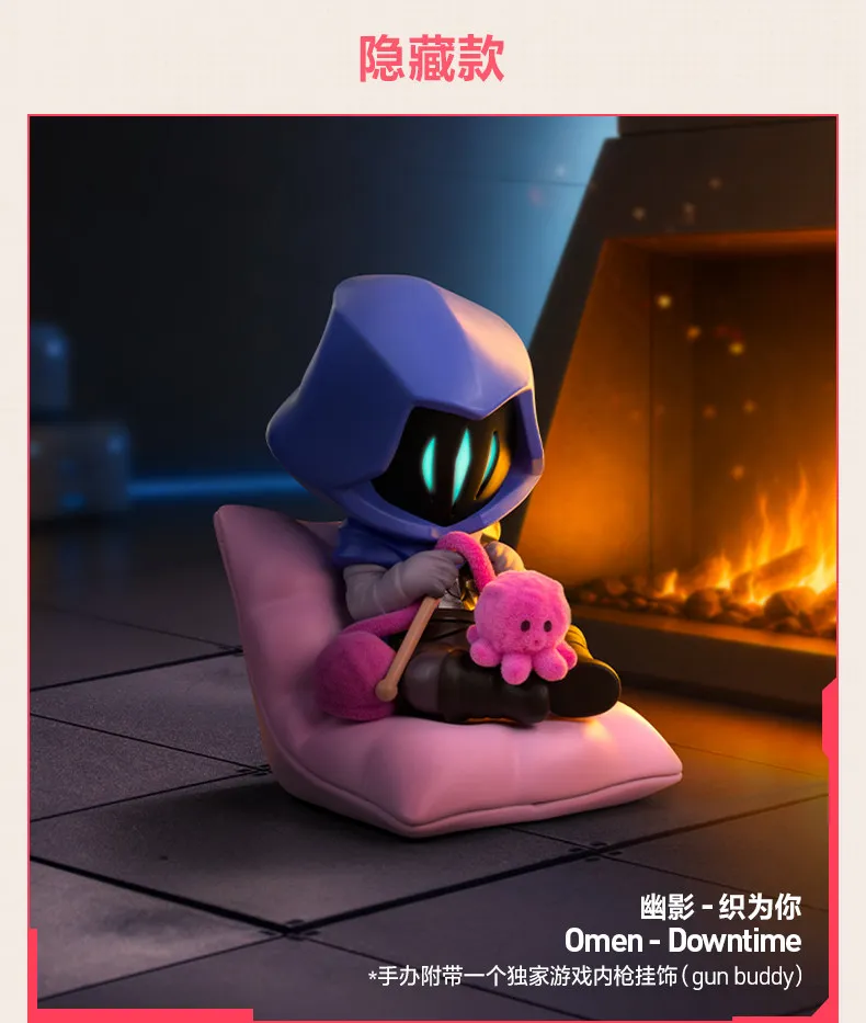 POPMART VALORANT AGENTS Series Blind Box Toys Kawaii Anime Action Figure Surprise Genuine Mystery Box Gift