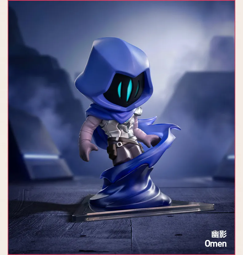 POPMART VALORANT AGENTS Series Blind Box Toys Kawaii Anime Action Figure Surprise Genuine Mystery Box Gift