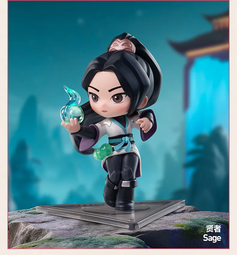 POPMART VALORANT AGENTS Series Blind Box Toys Kawaii Anime Action Figure Surprise Genuine Mystery Box Gift