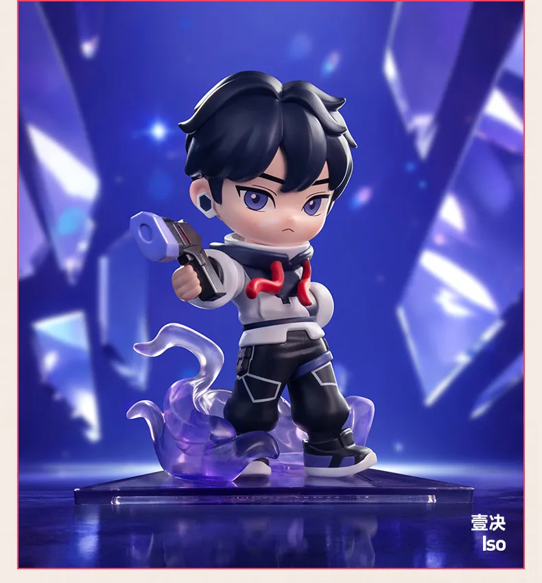 POPMART VALORANT AGENTS Series Mystery Box Genuine Blind Box Guess Toys Bag Ornament Figurines Home Decor Desktop Doll
