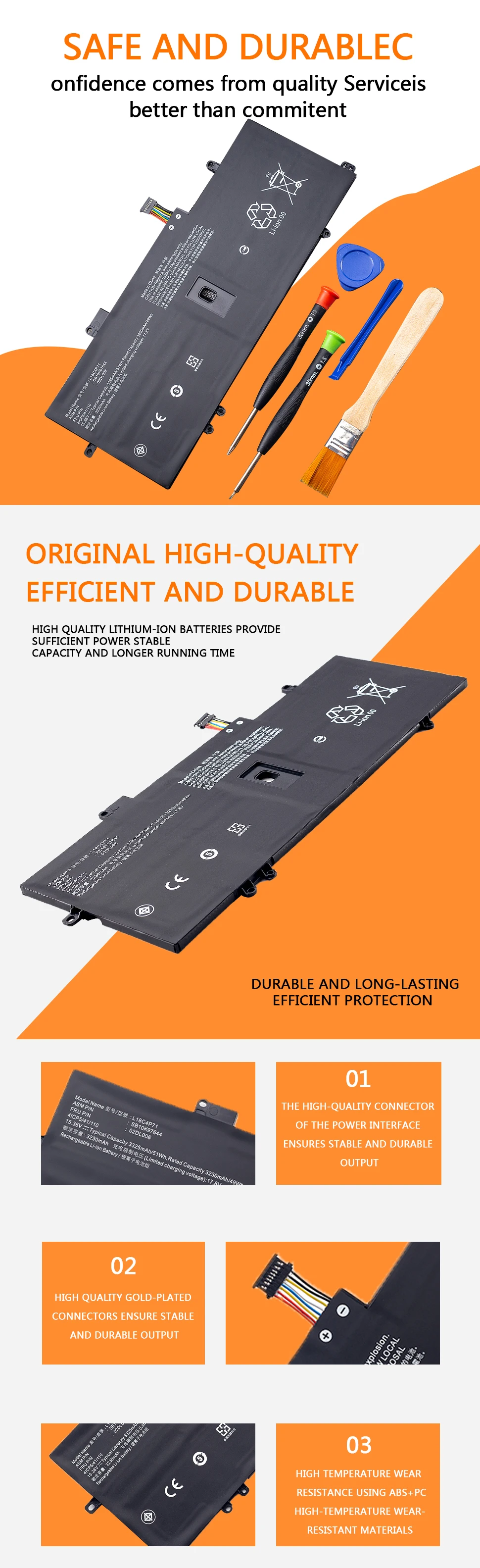 L18M4P72 L18C4P71 Battery For Lenovo Thinkpad X1 Carbon 7th 2019 2020 Series L18L4P71 SKB10K97642 02DL004 02DL005