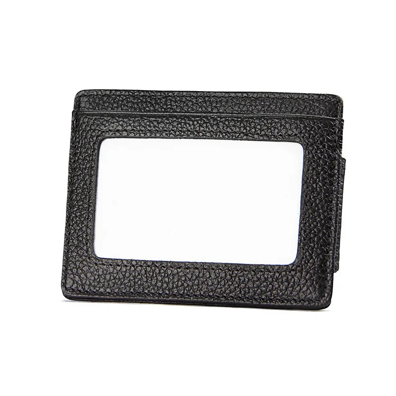 Leather Magnetic Money Clip Wallet for Mens Wallet and Cash of Card Sleeve Mens Magnetic Wallet
