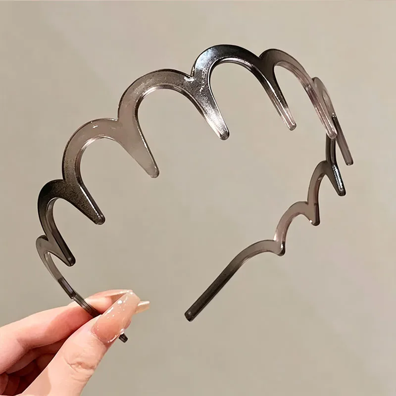 Elegant Teeth Non-slip Hair Comb Hairband For Women Girls Sweet Hair Ornament Simple Hairband Hair Hoop Fashion Hair Accessories