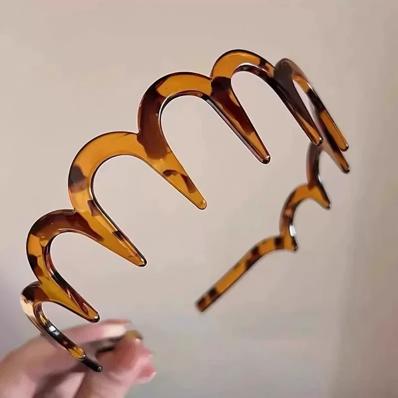 Elegant Teeth Non-slip Hair Comb Hairband For Women Girls Sweet Hair Ornament Simple Hairband Hair Hoop Fashion Hair Accessories