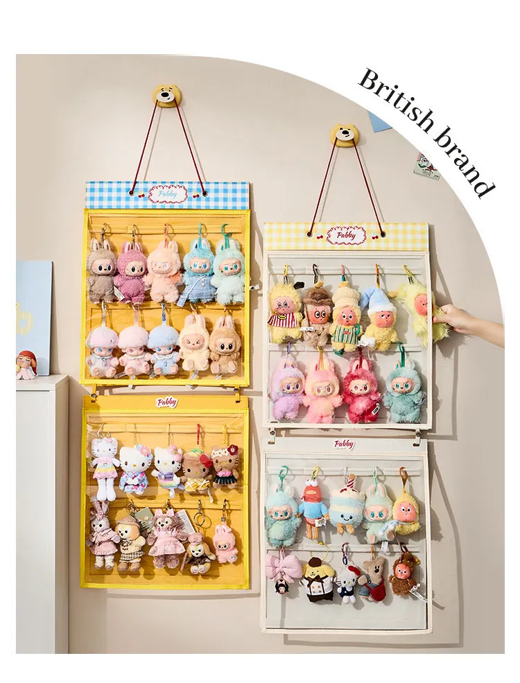 Household Doll Storage Bag Cotton Doll Hanger Storage Dustproof Cover Doll Storage Hanger Bag Trendy Doll Display Bag