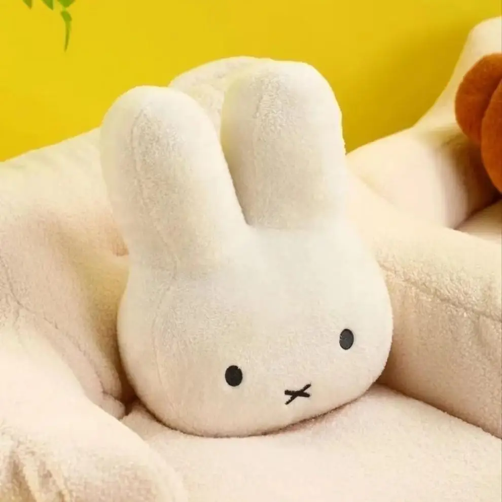 Miffy Black eyes Cute Doll Plush Toy Kawaii Bed Pillow soft comfortable Sofa Cushion Pillow Gift toys for Girl and Boy