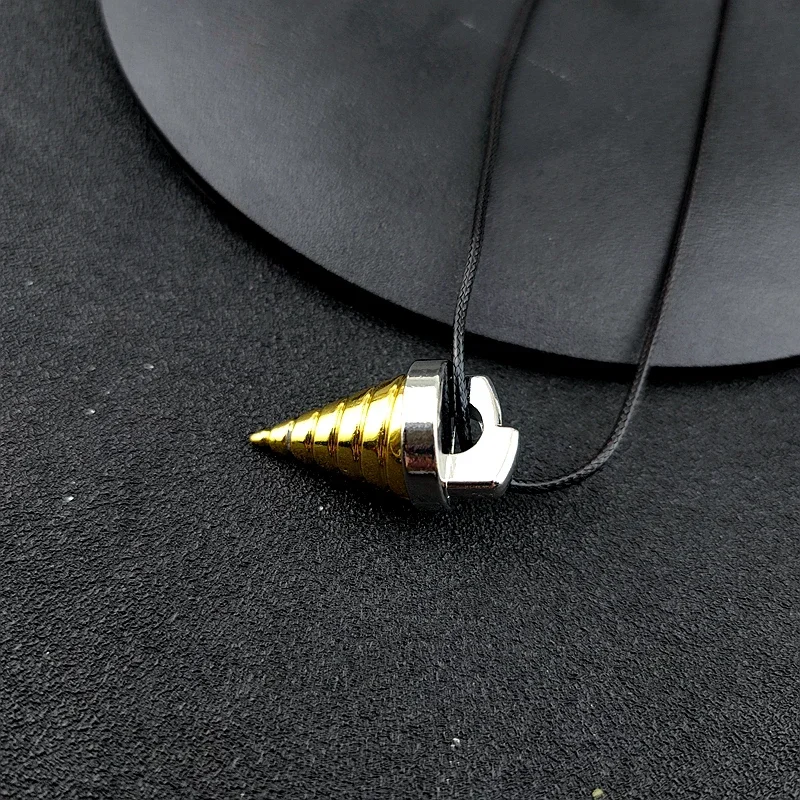 Anime Tengen Toppa Gurren Lagann Tengentoba Core Drill Pendant Necklace for Women Men Gold Color Pendant Fans Collection Jewelry