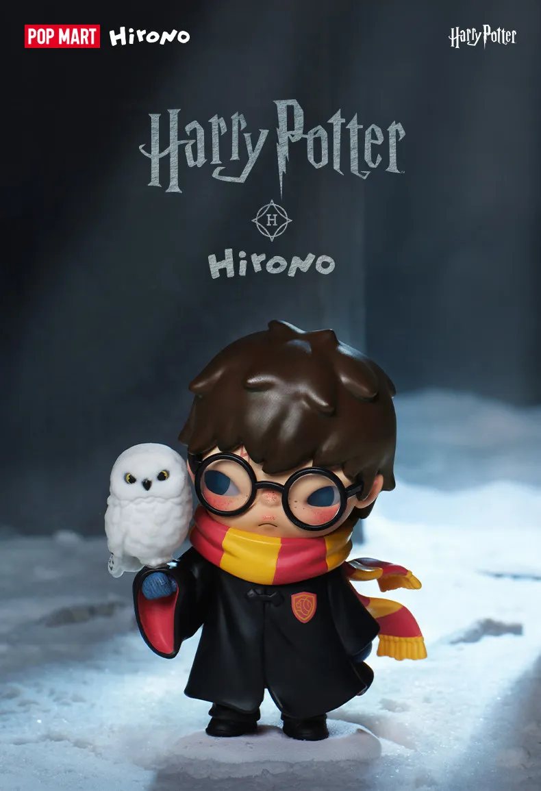 POP MART Hirono Harry Potter SeriesMystery Box Genuine Blind Box Guess Toys Bag Ornament Figurines Home Decor Desktop Doll