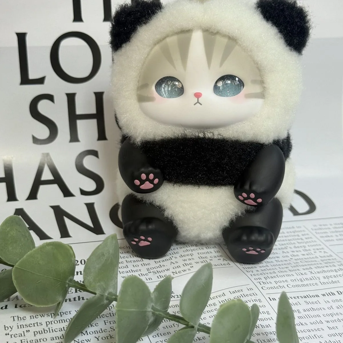new Mofusand Vinyl Series Toys Shark Cat Surprised Box Toy Ornaments For Kids birthday girl Gift Pendant replica