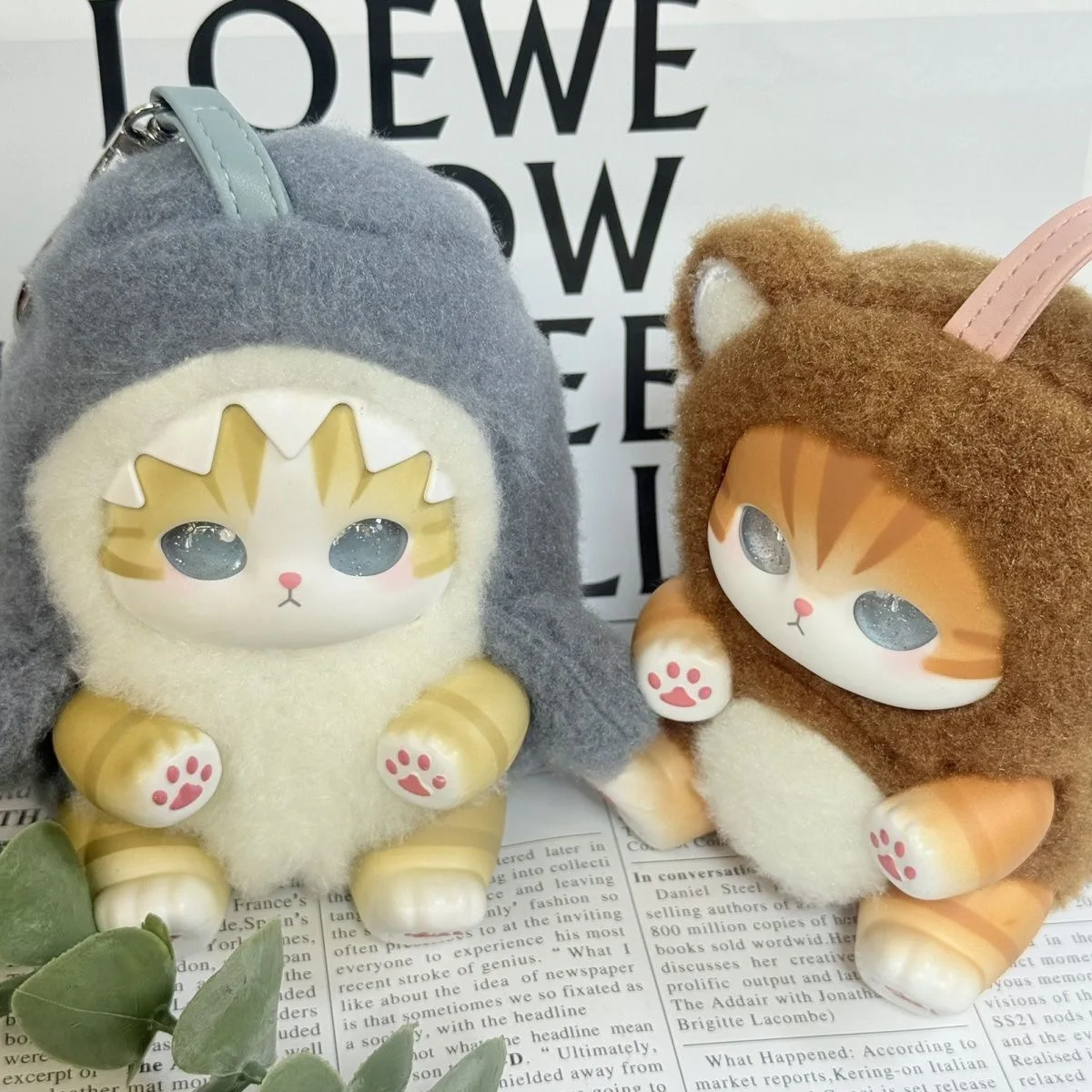 new Mofusand Vinyl Series Toys Shark Cat Surprised Box Toy Ornaments For Kids birthday girl Gift Pendant replica